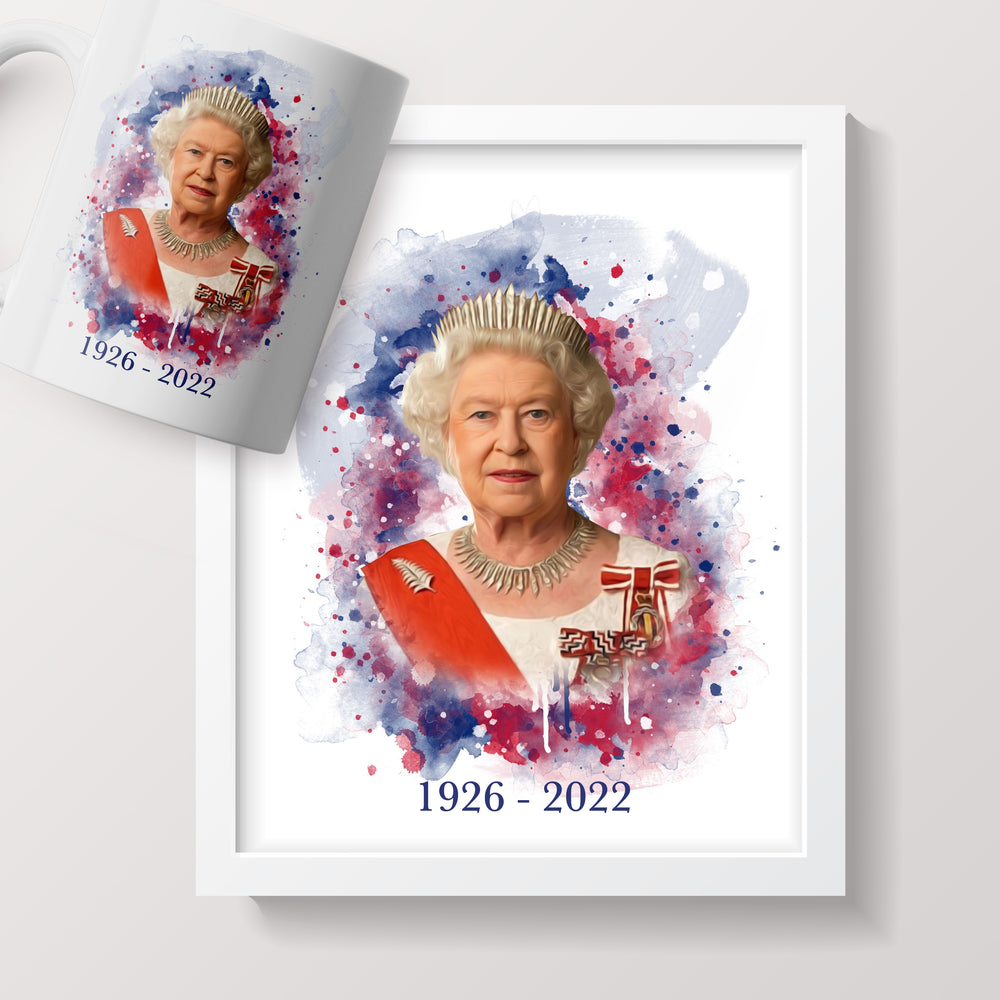 Queen Elizabeth II Commemorative Mug & A4 Print Set - 2 #1 image